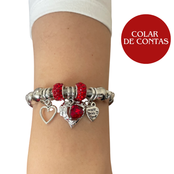 Pulseira Heart Red