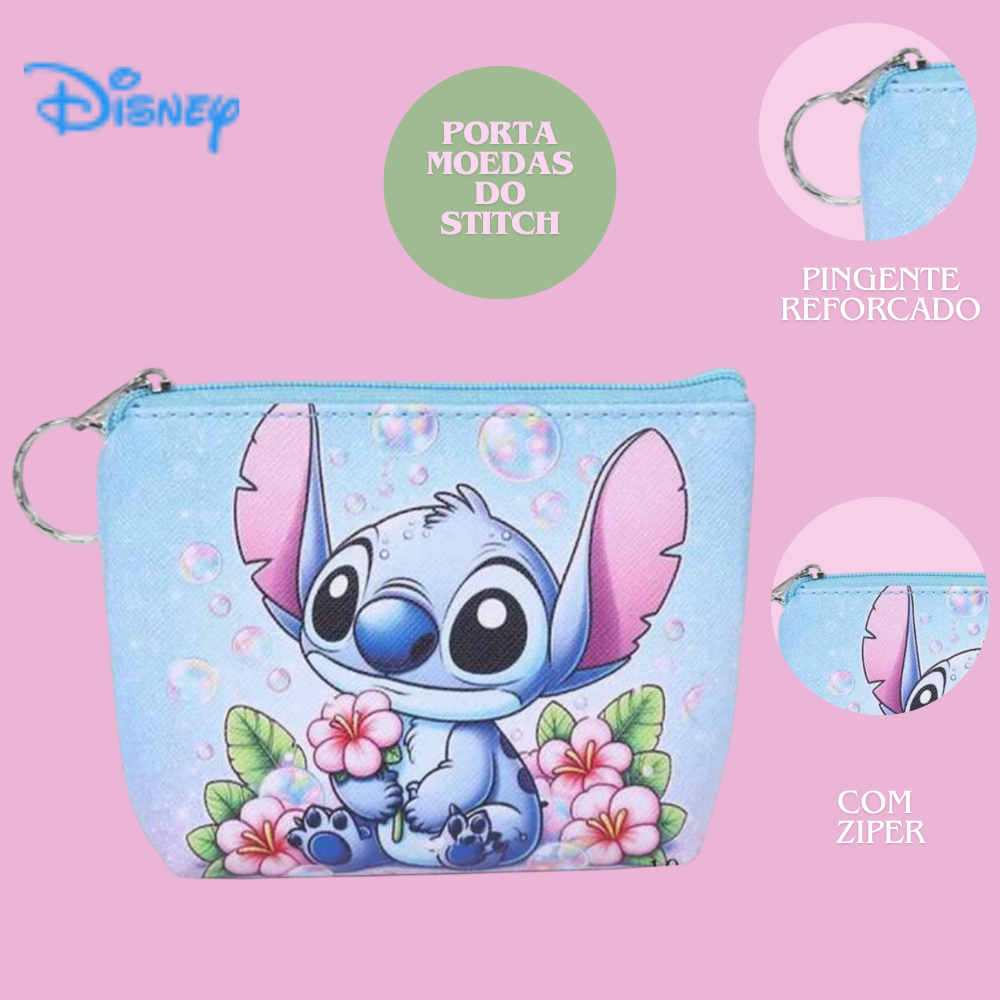 Porta Moedas  Stitch