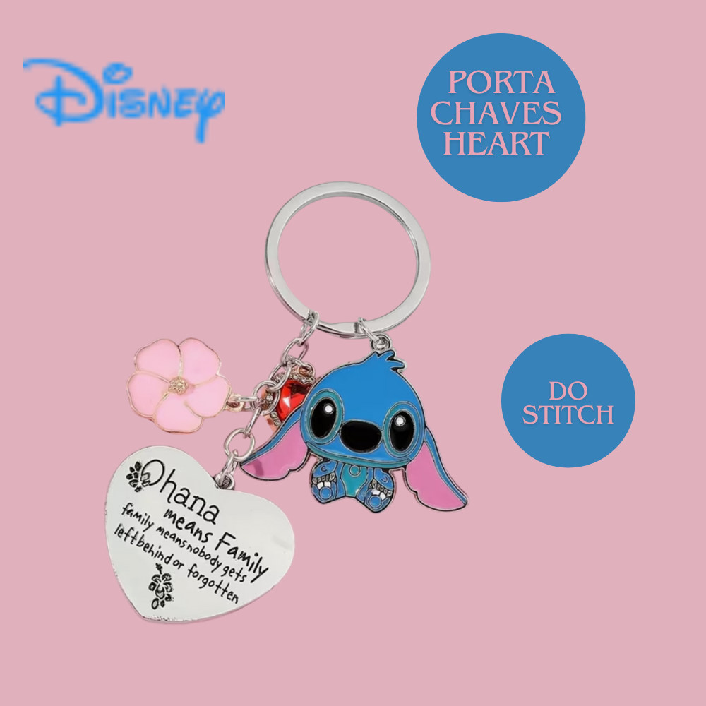 Porte Clés Heart Stitch