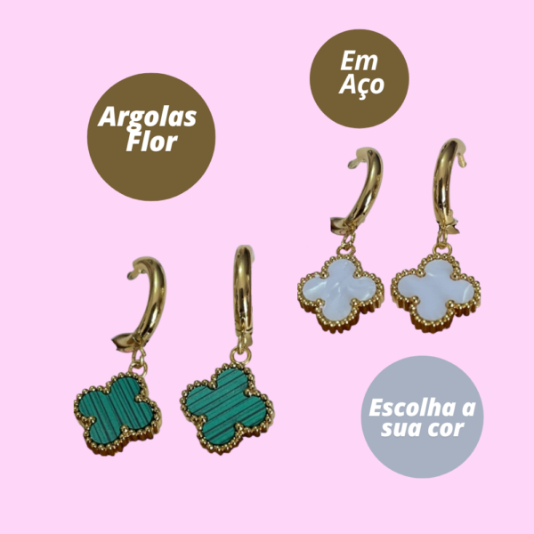 Argolas flor